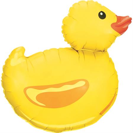Foil balloon "RUBBER DUCKY", yellow