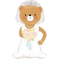 Foil balloon «BEAR BRIDE»