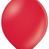 Punane-metallik-080 Latex balloon «cherry red metallic»