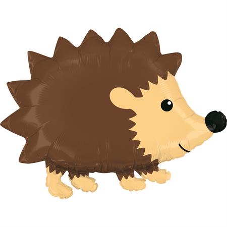 Foil balloon «HEDGEHOG», brown