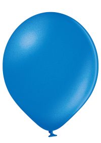 Latex balloon «blue metallic»