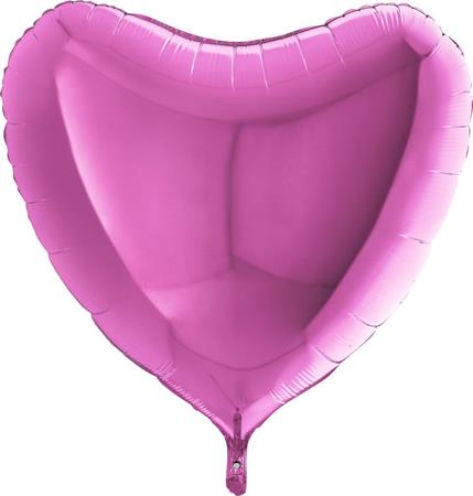 Süda, fuksia metallik, 91cm