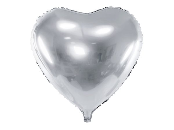 Suda-hobe-FB23M-018 Heart, silver metallic, 61cm