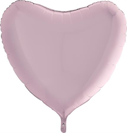 Suda-pastelne-roosa-metallik-GR-36022PP-P Heart, pastel pink metallic, 91cm