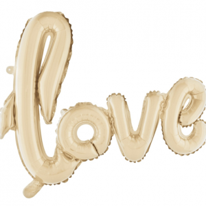 Надпись «Love» красный, с воздухом