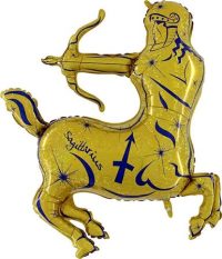 Zodiac Sagittarius, golden