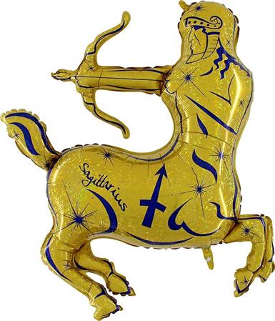 Zodiac Sagittarius, golden