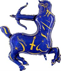 Знак зодиака Стрелец, синий