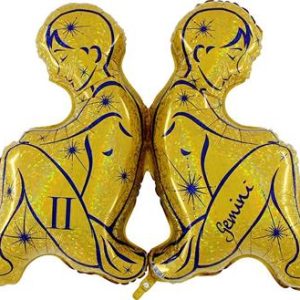 Знак зодиака Близнецы, золотой