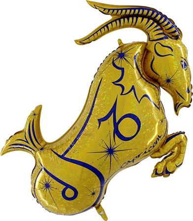 Знак зодиака Козерог, золотой