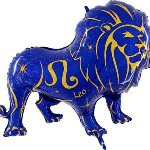 Zodiac Aquarius, blue