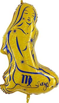 Zodiac Virgo, golden