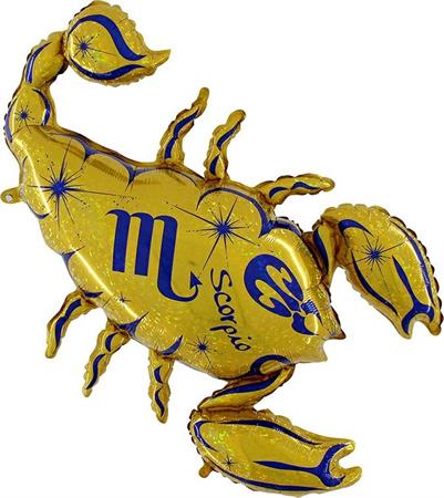 Знак зодиака Скорпион, золотой