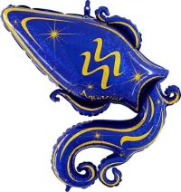 Знак зодиака Водолей, синий