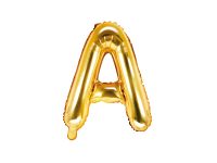 Foil balloon letter, gold