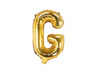 Foil balloon letter, gold