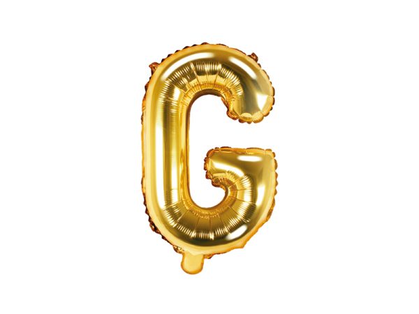 Foil balloon letter, gold