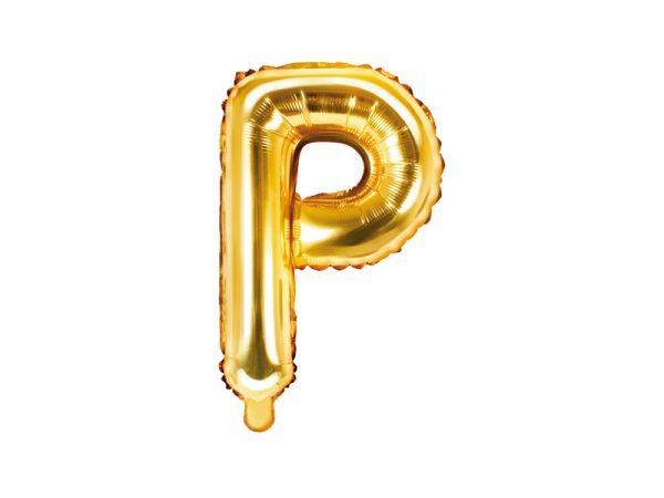 Foil balloon letter, gold