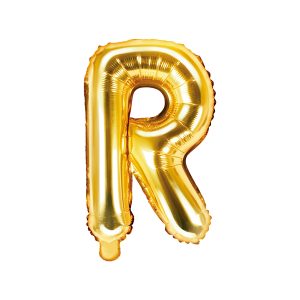 Foil balloon letter, gold