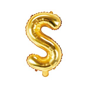 Foil balloon letter, gold