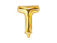 Foil balloon letter, gold