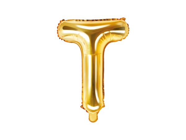 Foil balloon letter, gold