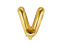 Foil balloon letter, gold