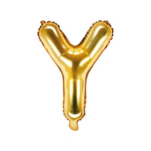 Foil balloon letter, gold