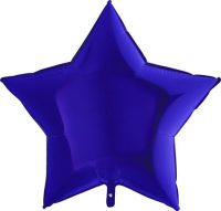 Star, capri blue, metallic