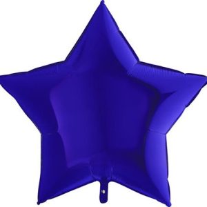 Foil balloon "BIRTHDAY WISHES", star