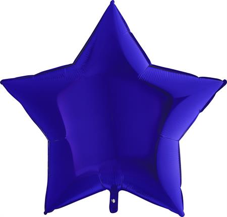 Star, capri blue, metallic