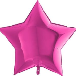 Foil balloon "BIRTHDAY WISHES", star