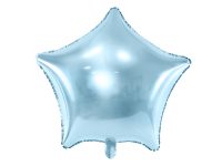 Foil balloon "STAR" light blue
