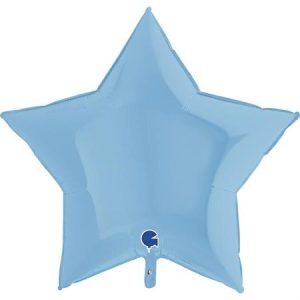 Foil balloon "BIRTHDAY WISHES", star