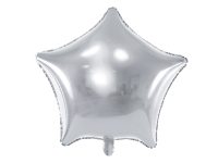 Foil balloon "STAR" silver