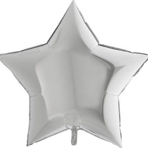 Foil balloon "BIRTHDAY WISHES", star