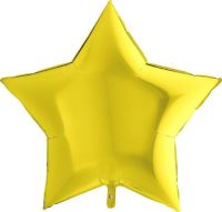 Star, yellow, metallic