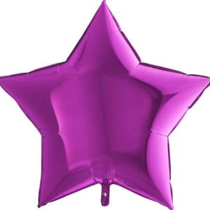 Foil balloon "BIRTHDAY WISHES", star