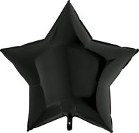 Star, black, metallic