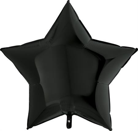 Star, black, metallic