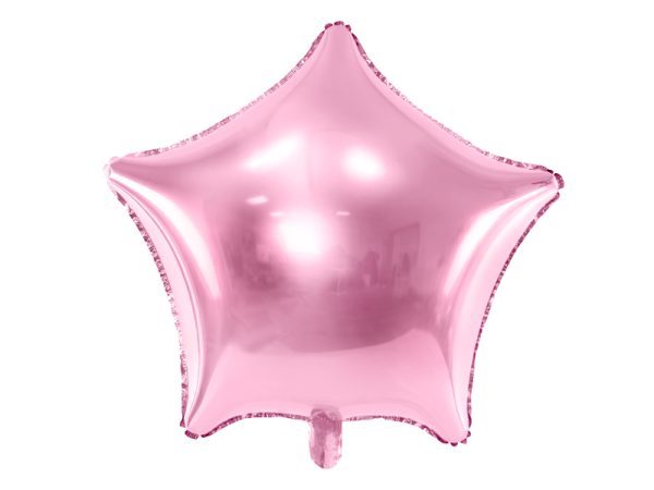 Taht-roosa-FB3M-081J Foil balloon "STAR" pink
