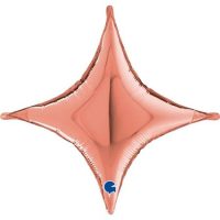 Täht, roosa-kuldne, õhuga täitmine