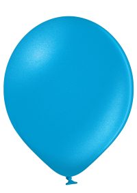 Latex balloon «cyan metallic»