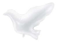 Foil balloon «PIGEON» white