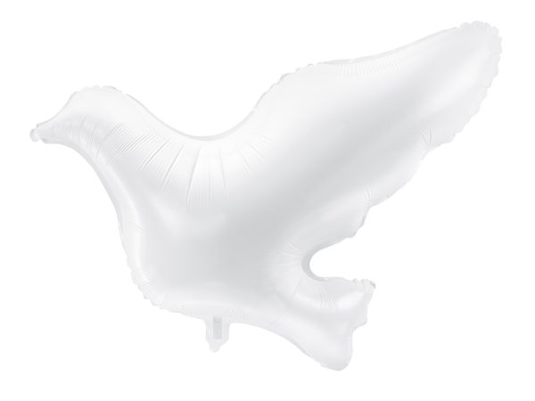 Foil balloon «PIGEON» white
