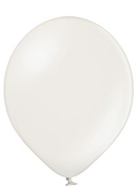 Latex balloon «white metallic»