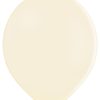 Vanill-matt-016 Latex balloon «pastel vanilla»