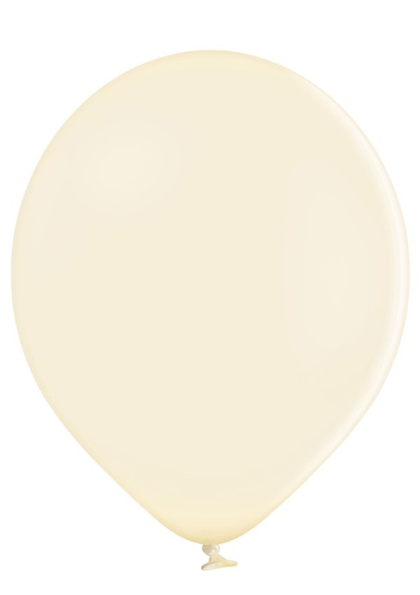 Vanill-matt-016 Latex balloon «pastel vanilla»
