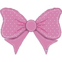 Foil balloon «BOW TIE», pink