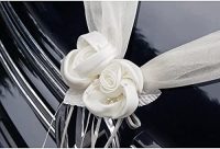 Car decoration, cream-colored